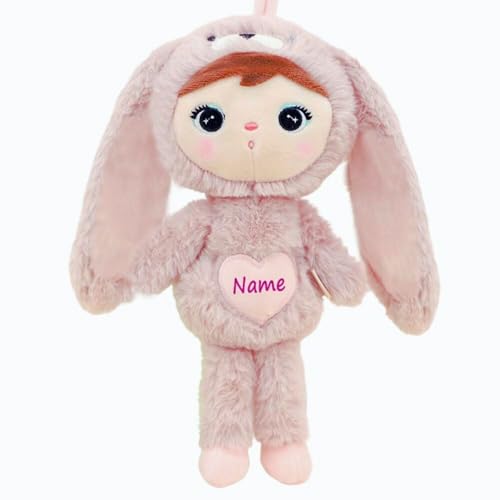Elefantasie Stoffpuppe Hasenmädchen mit Namen personalisiert Rosa 30 cm Elefantasie Stoffpuppe Hasenmädchen mit Namen personalisiert Rosa 30 cm von Elefantasie