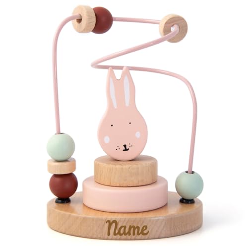 Elefantasie Trixie Mini Motorikschleife aus Holz PERSONALISIERT Steckspiel mit Namen graviert Geschenk zur Geburt Hase Elefantasie Trixie Mini Motorikschleife aus Holz PERSONALISIERT Steckspiel mit Namen graviert Geschenk zur Geburt Hase von Elefantasie