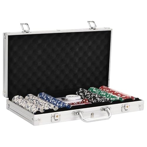 Pokerchips-Set 300 STK. 11,5 g - Professionelles Poker Set für Casino-Abende & Homegames | Hochwertige 11,5 g Chips mit Lagerbox | Ideal für Pokerpartys & Turniere Pokerchips-Set 300 STK. 11,5 g - Professionelles Poker Set für Casino-Abende & Homegames | Hochwertige 11,5 g Chips mit Lagerbox | Ideal für Pokerpartys & Turniere von Eleganz