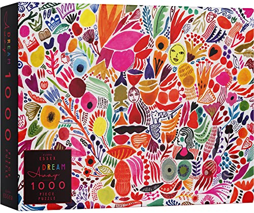 Elena Essex Puzzle 1000 Teile - Dream Away | Puzzle für Erwachsene | Puzzle 1000 | Puzzle Schwer | bunt Kunst abstrakt Regenbogen Puzzle | Puzzlegröße 68 x 49 cm von Elena Essex