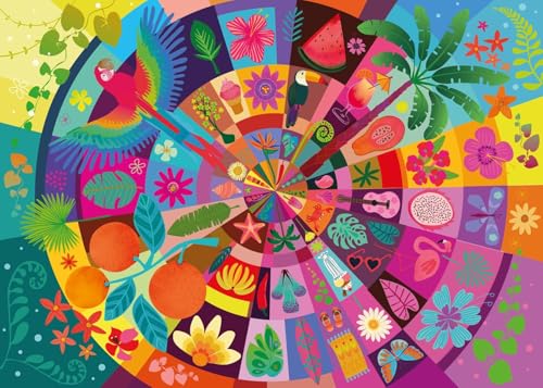 Elena Es Puzzles 1000 Teile – Sommerrad, Puzzle, 1000 Teile, Sommerpuzzle, Farbe Frühling Sommer Blumenpuzzle, Größe 71,1 x 50,8 cm Elena Es Puzzles 1000 Teile – Sommerrad, Puzzle, 1000 Teile, Sommerpuzzle, Farbe Frühling Sommer Blumenpuzzle, Größe 71,1 x 50,8 cm von Elena Essex