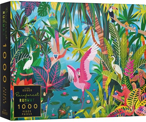 Elena Essex Puzzle - 1000 Pieces: Radiant Jungle, Rainforest Runway, Stamps, Midnight Moths (Rainforest Runway) Elena Essex Puzzle - 1000 Pieces: Radiant Jungle, Rainforest Runway, Stamps, Midnight Moths (Rainforest Runway) von Elena Essex