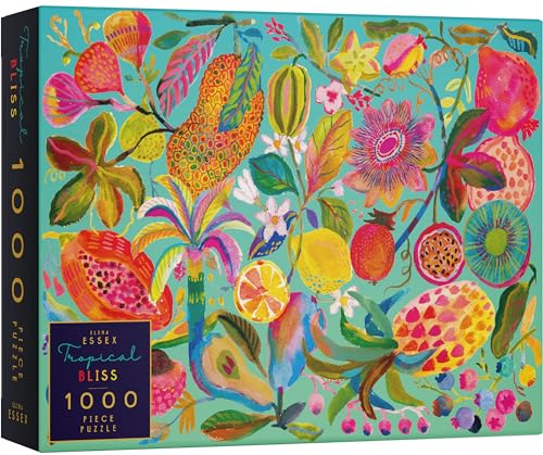 Elena Essex Puzzle 1000 Teile - Woodland Magic, Fruity Blush, Stamp Collection, Sweet Delight and Tropische Frucht (Tropical Bliss) von Elena Essex