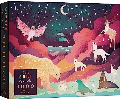 Elena Essex Puzzle Weihnachten - Wintergeist (Winter Spirit) | Weihnachtspuzzle 1000 Teile | Puzzle 1000 Teile | Puzzle Geschenk Dekorationen | 70x50cm von Elena Essex