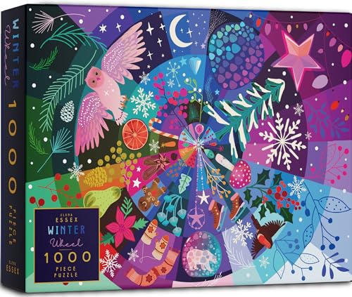 Elena Essex weihnachtspuzzle - Winter Wheel/Weihnachtspuzzle 1000 Teile / 1000 Teile/Puzzle Weihnachten/Winter Weihnachten Familie Puzzle/Puzzlegröße 70 x 50 cm Elena Essex weihnachtspuzzle - Winter Wheel/Weihnachtspuzzle 1000 Teile / 1000 Teile/Puzzle Weihnachten/Winter Weihnachten Familie Puzzle/Puzzlegröße 70 x 50 cm von Elena Essex