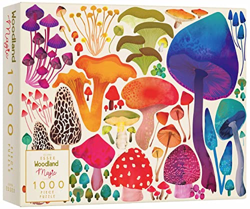 Elena Essex Puzzle 1000 Teile - Woodland Magic | Puzzle für Erwachsene | Puzzle Schwer | Puzzle 1000 | Pilz Farbe Puzzle | Puzzlegröße 70 x 50 cm von Elena Essex