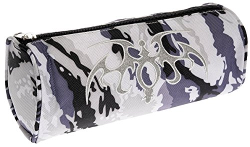 Elephant Faulenzer Mäppchen Rolle Schülermäppchen Stifteetui + Buntstifte (Tattoo Camouflage) von Elephant