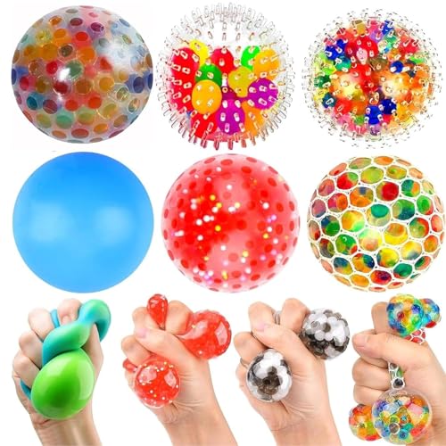ElevaPulse 6 Stück Stressball Kinder, Antistressball Kinder, Anti Stress Bälle Spielzeug, Stressball Erwachsene, Wutball für Kinder, Squishy Antistressbälle, knautschball, mitgebsel Kindergeburtstag ElevaPulse 6 Stück Stressball Kinder, Antistressball Kinder, Anti Stress Bälle Spielzeug, Stressball Erwachsene, Wutball für Kinder, Squishy Antistressbälle, knautschball, mitgebsel Kindergeburtstag von ElevaPulse
