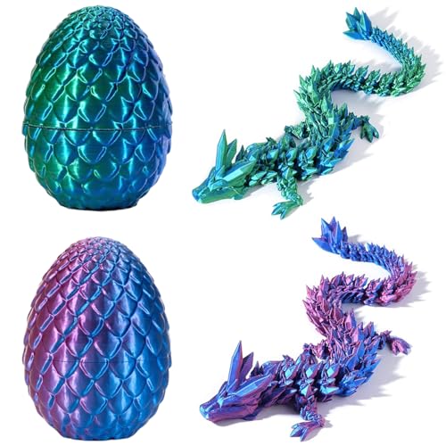 ElevaPulse 2 Stück Ostern Überraschungs Drachenei Figuren, Drachen Figuren, 3D Drache, Drachenei Mit Drache, 3D Drache Im Ei, Drachen Spielzeug, Drachen Ei, 3D Drachen, Für Autos, Büros, Häuser ElevaPulse 2 Stück Ostern Überraschungs Drachenei Figuren, Drachen Figuren, 3D Drache, Drachenei Mit Drache, 3D Drache Im Ei, Drachen Spielzeug, Drachen Ei, 3D Drachen, Für Autos, Büros, Häuser von ElevaPulse