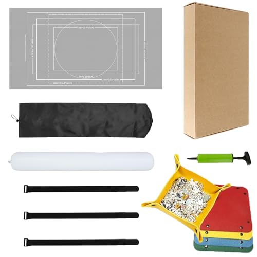 ElevaPulse Puzzlematte 2000 Teile - Premium Puzzle Rollmatte für Erwachsene und Kinder, Puzzle Unterlage mit 6 Sortierschalen, Aufbewahrungstasche und Zubehör, Kompatibel mit 1000 1500 2000 Puzzles von ElevaPulse