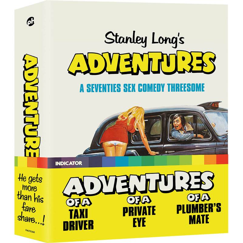 Stanley Long's Adventures: A Seventies Sex Comedy Threesome (UK Limited Edition) von Elevation