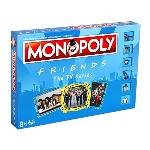 Eleven Force 12135 Monopoly, Fernsehserie „Friends“, Mehrfarbig (evtl. Nicht in Deutscher Sprache), Bunt von Winning Moves