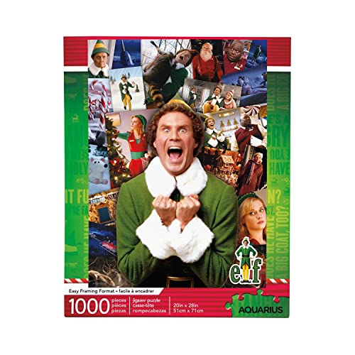 Buddy - Der Weihnachtself Puzzle Collage (1000 Teile) von AQUARIUS