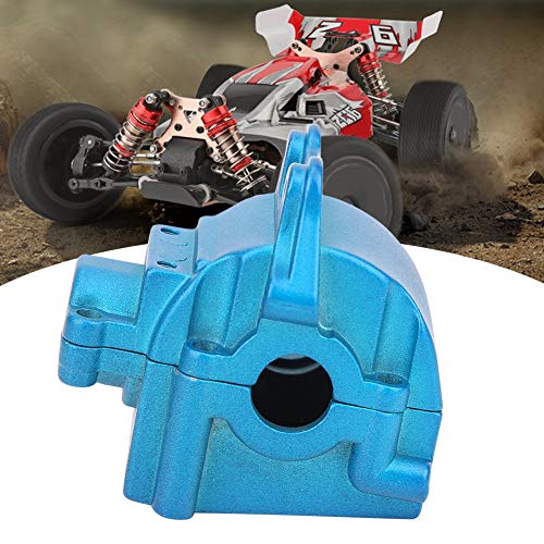 ElgnAura Aluminium -Legierung Getriebeschale, RC -Getriebeabdeckung Obersterabdeckung für Wltoys 144001 Fernbedienungsauto -Modell -Upgrade -Teile (Blau) von ElgnAura