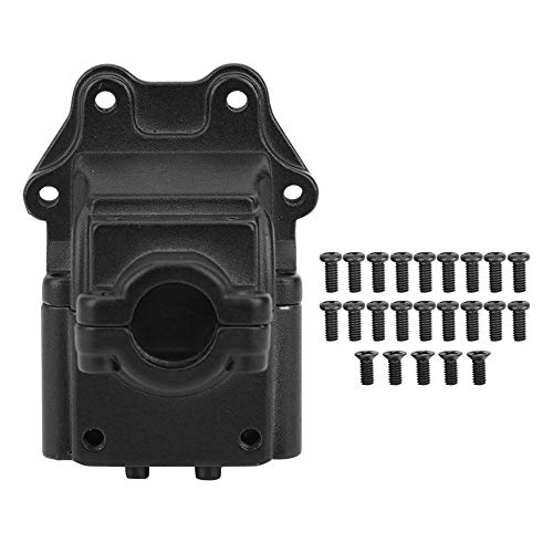 ElgnAura Aluminium -Legierung Getriebeschale, RC -Getriebeabdeckung Obersterabdeckung für Wltoys 144001 Fernbedienungsauto -Modell -Upgrade -Teile (Schwarz) von ElgnAura