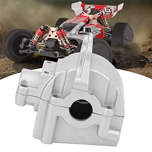 ElgnAura Aluminium -Legierung Getriebeschale, RC -Getriebeabdeckung Obersterabdeckung für Wltoys 144001 Fernbedienungsauto -Modell -Upgrade -Teile (Silber) von ElgnAura