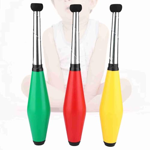 ElgnAura Kids Jonglier Stick, superleichte Nicht -virulente Trainingsausrüstung für Kinder, großartiges Club -Jonglier -Set für Anfänger und fortgeschrittene Jongleure ElgnAura Kids Jonglier Stick, superleichte Nicht -virulente Trainingsausrüstung für Kinder, großartiges Club -Jonglier -Set für Anfänger und fortgeschrittene Jongleure von ElgnAura