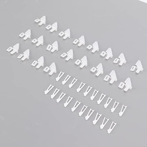 ElgnAura RC -Flugzeugzubehör, 20 Sets Steuerhörner Clevis -Kit mit 4 Loch -Ruderwinkel für Schaumfestflügelflugzeuge ElgnAura RC -Flugzeugzubehör, 20 Sets Steuerhörner Clevis -Kit mit 4 Loch -Ruderwinkel für Schaumfestflügelflugzeuge von ElgnAura