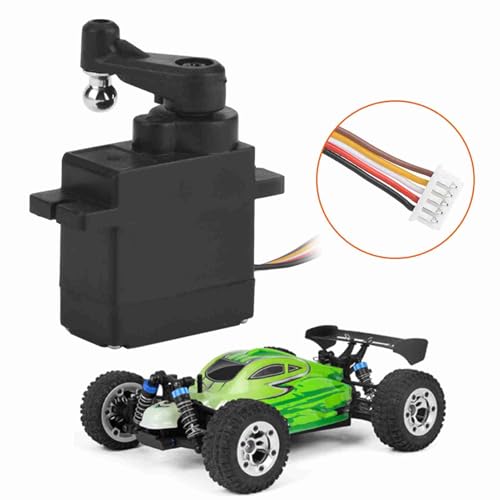ElgnAura RC Steering Engine, Metal Servo for RC Car, High Precision Professional RC Car Servo for 1/18 9300-9304 Series Racing Performance von ElgnAura