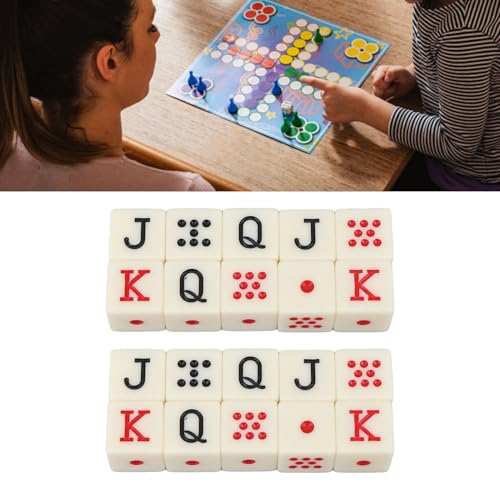 Elgnaura Spanische Pokerwürfel, 20 Prozent gelbe Plastikwürfel für Brettspiele und Lehraktivitäten Elgnaura Spanische Pokerwürfel, 20 Prozent gelbe Plastikwürfel für Brettspiele und Lehraktivitäten von ElgnAura