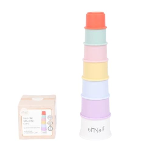 EliNeli Set aus stapelbaren Bechern, Silikon EliNeli Set aus stapelbaren Bechern, Silikon von EliNeli