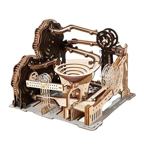 3D Mechanisches Holzmodell für Erwachsene – Marble Run Bausatz mit 196 Teilen, DIY Kinetisches Kugelbahn-Modell – Premium Lasergeschnittener Bausatz ohne Kleber 3D Mechanisches Holzmodell für Erwachsene – Marble Run Bausatz mit 196 Teilen, DIY Kinetisches Kugelbahn-Modell – Premium Lasergeschnittener Bausatz ohne Kleber von Eliano