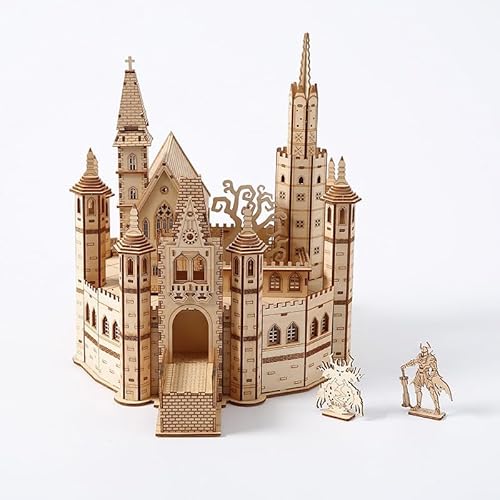Eliano 3D Holz Puzzle Lost Castle – DIY Mechanisches Modellbausatz aus Holz, Kreatives Bastelset für Erwachsene & Kinder, Lernspielzeug mit Zahnrädern, Geschenk für Modellbau-Fans, 234 Teile von Eliano