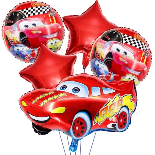 Elie&Eason Auto-Geburtstagsdekorationen für Mädchen, 5 Stück Auto-Ballons für Jungen, Folienballon-Auto-Party-Dekorationsset, perfekt für Kinderpartys, Babypartys und Auto-Themen-Events Elie&Eason Auto-Geburtstagsdekorationen für Mädchen, 5 Stück Auto-Ballons für Jungen, Folienballon-Auto-Party-Dekorationsset, perfekt für Kinderpartys, Babypartys und Auto-Themen-Events von Elie&Eason
