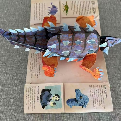 3D-Enzyklopädie Prehistorica Dinosaurier, Interessantes Dreidimensionales Pop-up-Dino-Buch Für Kinder Und Dino-Fans von EliphonTowne