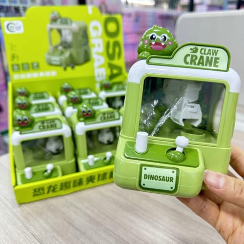 Klauenmaschine für Kinder,Klauenmaschine mit Münze,Plüschtiere und Gashapons, Süßigkeiten Greifautomat,Greifautomat, Große Dinosaurier-Klauenmaschine für Kinder ab 3 Jahren von EliphonTowne