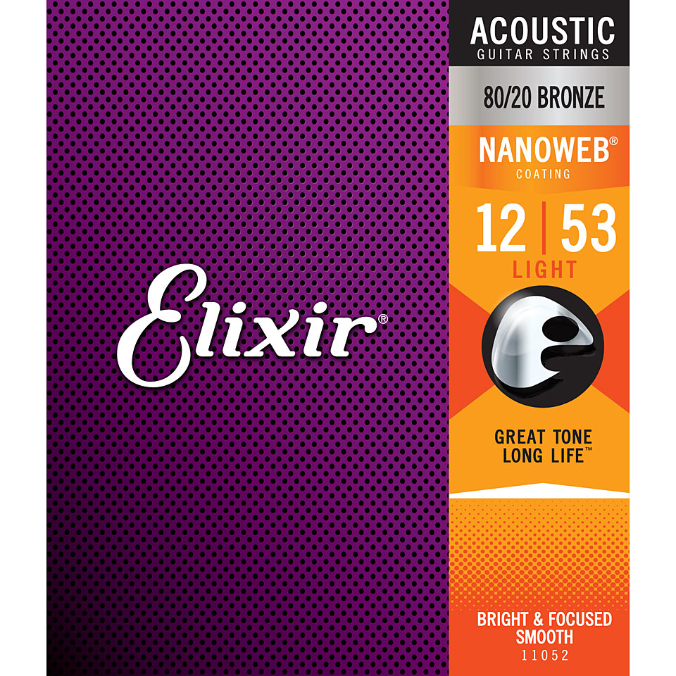 Elixir Nanoweb Bronze Light .012-053 Saiten Westerngitarre Elixir Nanoweb Bronze Light .012-053 Saiten Westerngitarre von Elixir