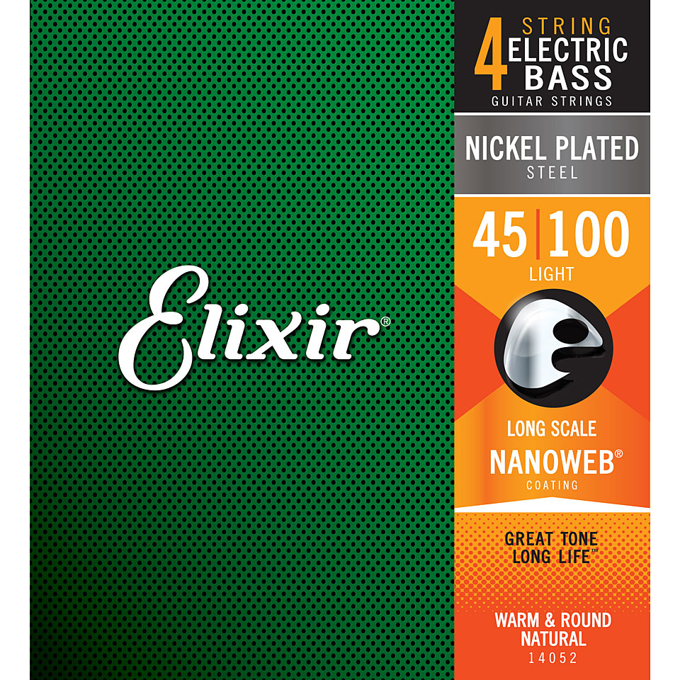 Elixir Nanoweb Light .045-100 Long Scale Saiten E-Bass von Elixir