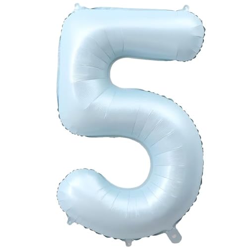 Elizakumi BB Blau Nummer 5 Luftballon Zahl 5th Ballon Zahl Für Fraue Jungen Männer Mädchen, Geburtstag Helium FolienBallon Zahlenballon 5 BB Blau / 40 Zoll Elizakumi BB Blau Nummer 5 Luftballon Zahl 5th Ballon Zahl Für Fraue Jungen Männer Mädchen, Geburtstag Helium FolienBallon Zahlenballon 5 BB Blau / 40 Zoll von Elizakumi