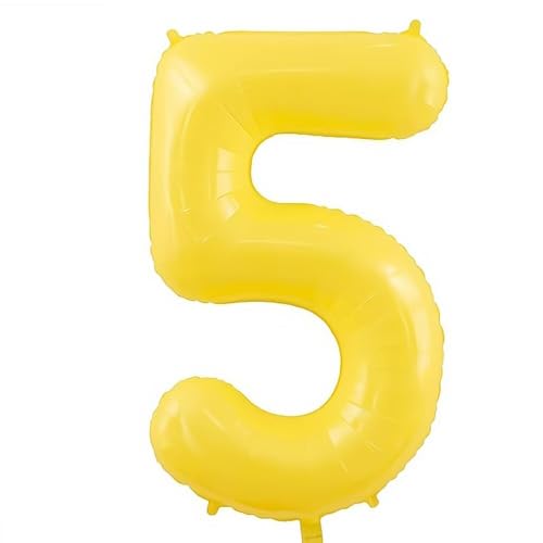 Elizakumi Gelb Nummer 5 Luftballon Zahl 5th Ballon Zahl Für Fraue Jungen Männer Mädchen, Geburtstag Helium FolienBallon Zahlenballon 5 Gelb / 40 Zoll Elizakumi Gelb Nummer 5 Luftballon Zahl 5th Ballon Zahl Für Fraue Jungen Männer Mädchen, Geburtstag Helium FolienBallon Zahlenballon 5 Gelb / 40 Zoll von Elizakumi