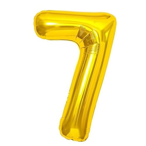 Elizakumi Gold Nummer 7 Luftballon Zahl 7th Ballon Zahl Für Fraue Jungen Männer Mädchen, Geburtstag Helium FolienBallon Zahlenballon 7 Gold / 40 Zoll Elizakumi Gold Nummer 7 Luftballon Zahl 7th Ballon Zahl Für Fraue Jungen Männer Mädchen, Geburtstag Helium FolienBallon Zahlenballon 7 Gold / 40 Zoll von Elizakumi
