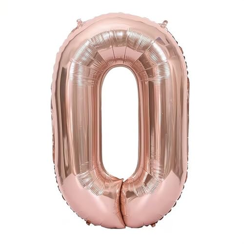 Elizakumi Rosegold Nummer 0 Luftballon Zahl 0th Ballon Zahl Für Fraue Jungen Männer Mädchen, Geburtstag Helium FolienBallon Zahlenballon 0 Rosegold / 40 Zoll Elizakumi Rosegold Nummer 0 Luftballon Zahl 0th Ballon Zahl Für Fraue Jungen Männer Mädchen, Geburtstag Helium FolienBallon Zahlenballon 0 Rosegold / 40 Zoll von Elizakumi