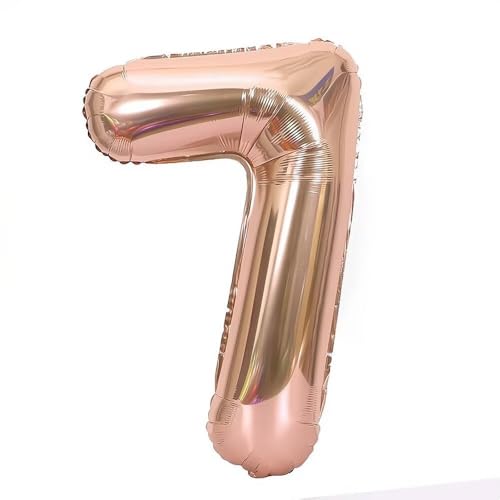 Elizakumi Rosegold Nummer 7 Luftballon Zahl 7th Ballon Zahl Für Fraue Jungen Männer Mädchen, Geburtstag Helium FolienBallon Zahlenballon 7 Rosegold / 40 Zoll Elizakumi Rosegold Nummer 7 Luftballon Zahl 7th Ballon Zahl Für Fraue Jungen Männer Mädchen, Geburtstag Helium FolienBallon Zahlenballon 7 Rosegold / 40 Zoll von Elizakumi