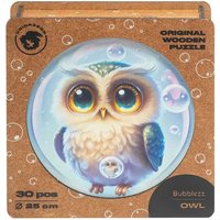 Owl Bubblezz, 25 x 25 cm, 30 Teile, Holz-Puzzle Owl Bubblezz, 25 x 25 cm, 30 Teile, Holz-Puzzle von Elliot GmbH