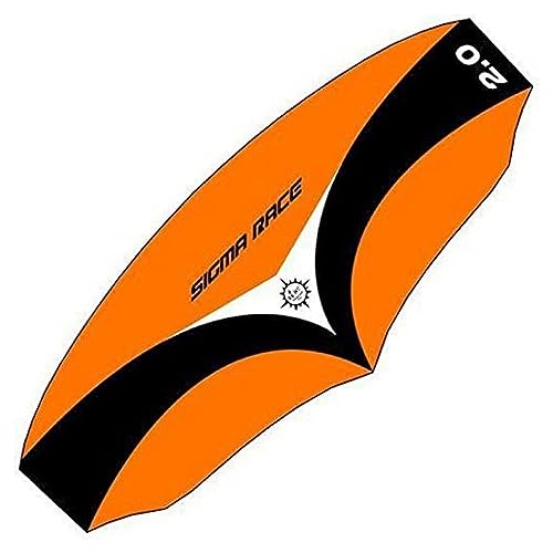 Elliot Sigma Race Zugflügel, 3 Reihen auf Stange – erhältlich 2.0 Orange von Elliot