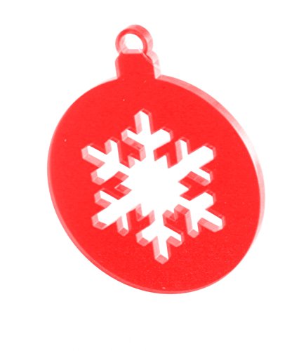 elliot 1021553 Lichtzauber Kugel Eiskristall 6 cm, rot von Elliot
