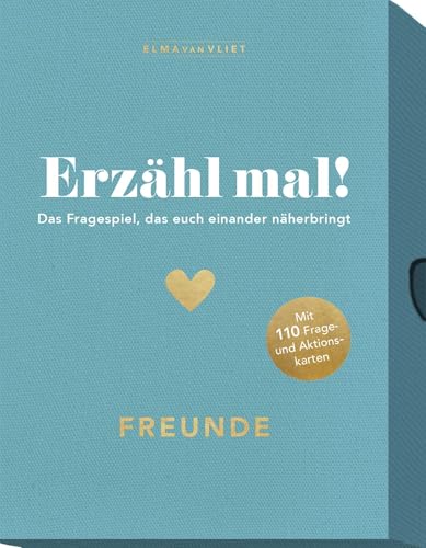 Erzähl mal! Freunde: Das Fragespiel, das euch einander näherbringt | Lerne Deine Freunde Besser kennen mit diesem Kommunikationsspiel, 3-8 Spieler Autorin Elma Van Vliet von Elma van Vliet