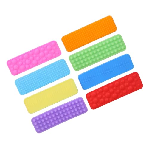 Elnwnnkc 8PCS Sensorische Pads Für Kinderstrukturpadsspielzeug Für Stressabbau Und Konzentrat Ideal Für Unterrichtszwecke Klassenzimmer Elnwnnkc 8PCS Sensorische Pads Für Kinderstrukturpadsspielzeug Für Stressabbau Und Konzentrat Ideal Für Unterrichtszwecke Klassenzimmer von Elnwnnkc