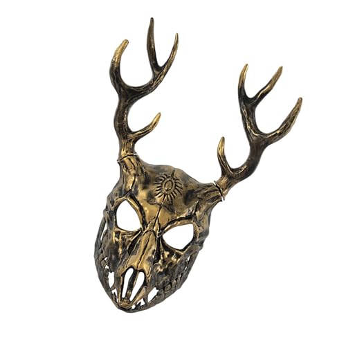 Elnwnnkc Maskerade Maskengeweih Maske Hirschkopfmaske Halloween Party Maske Vollgesichts Rentiermaske Für Party Elnwnnkc Maskerade Maskengeweih Maske Hirschkopfmaske Halloween Party Maske Vollgesichts Rentiermaske Für Party von Elnwnnkc