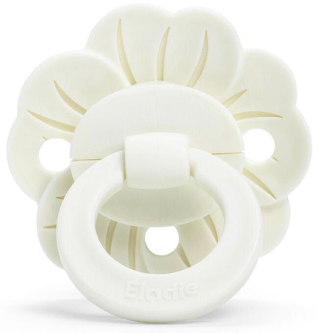 Elodie Binky Bloom Schnuller 3+, Vanilla White von Elodie Details