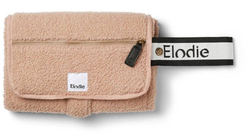 Elodie Tragbare Wickelunterlage, Pink Bouclé von Elodie Details