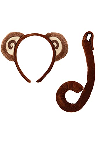 Affe Accessoire Set - Ohren und Schwanz von Elope