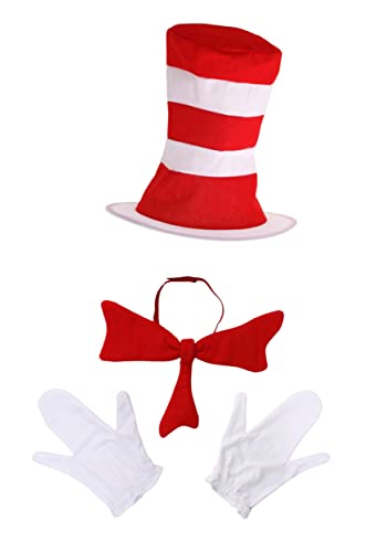 Elope Adult Cat in The Hat Fancy Dress Costume Accessory Kit Standard von Elope
