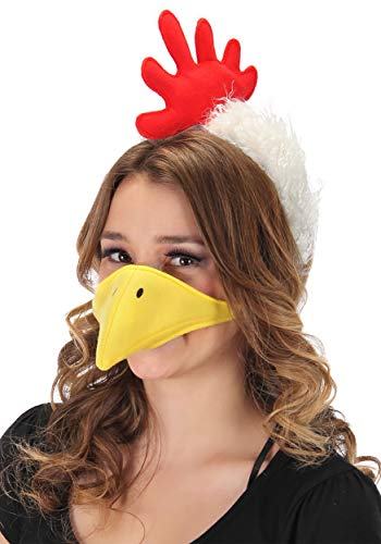 Elope Plush Chicken Headband & Beak Kit Standard von Elope