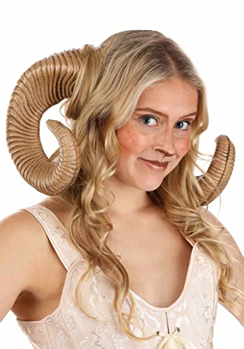 Adult Costume Ram Horns von Elope
