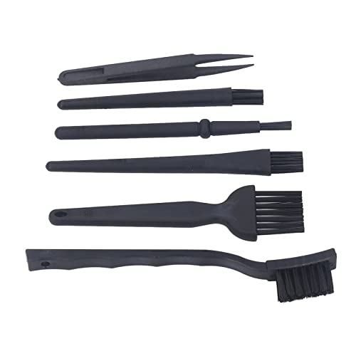 Elprico Hard Borderle Anti Static Pinsel Set 6PCS Tastaturreinigung Pinsel -Kit Pinzetten Kleiner und Tragbarer Kunststoffgriff ohne Schäden an Farbe Elprico Hard Borderle Anti Static Pinsel Set 6PCS Tastaturreinigung Pinsel -Kit Pinzetten Kleiner und Tragbarer Kunststoffgriff ohne Schäden an Farbe von Elprico